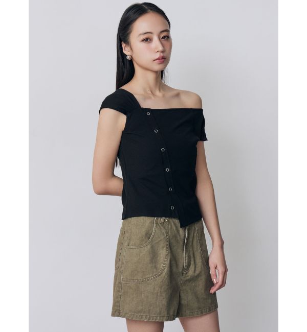 MURUA「ワンショルユーズドライクトップス」|Tシャツ・カットソー|