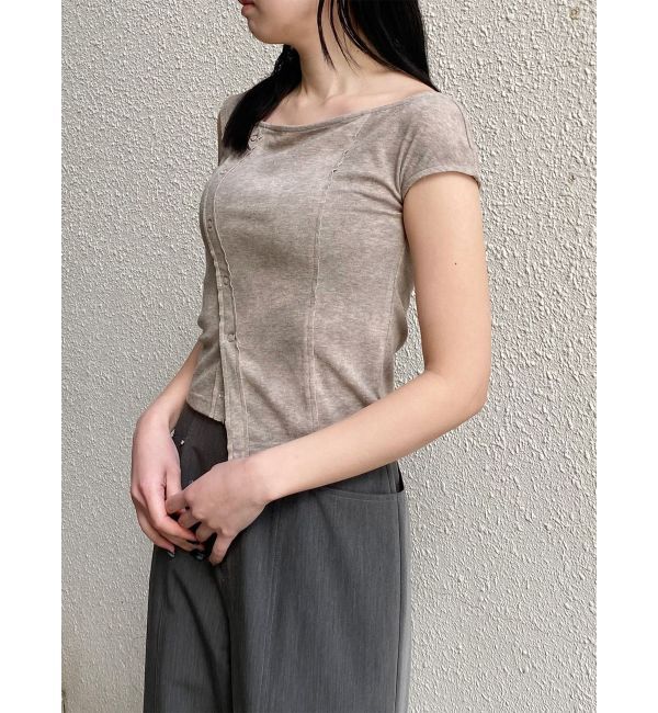 MURUA「ワンショルユーズドライクトップス」|Tシャツ・カットソー|