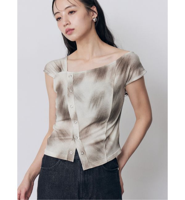 MURUA「ワンショルユーズドライクトップス」|Tシャツ・カットソー|ライトミックス