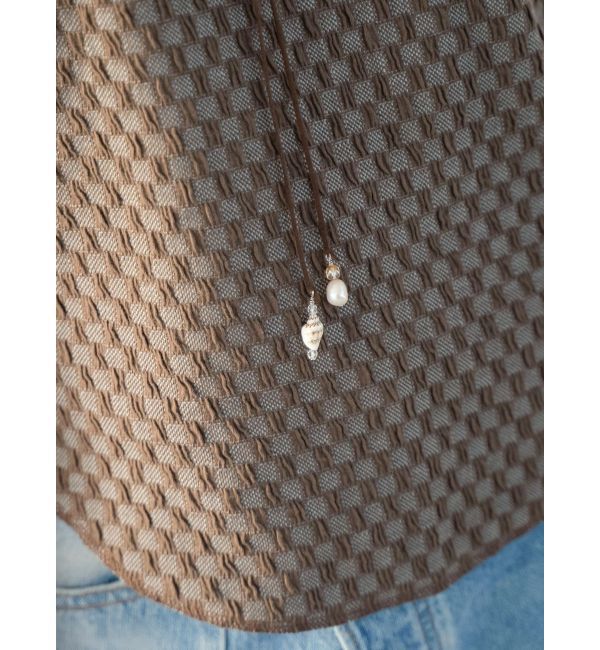 Ungrid「シェルモチーフデザインネックレス」|ネックレス|