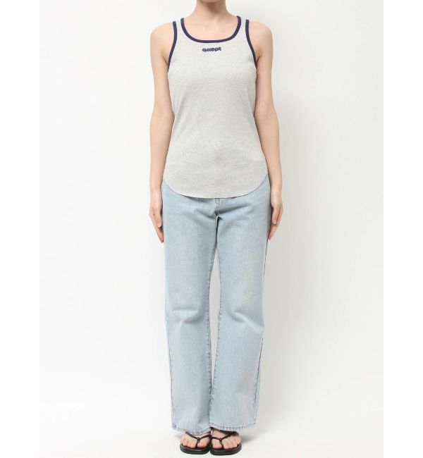 Ungrid「【WEB限定】バイカラーロゴタンクトップ」|タンクトップ|