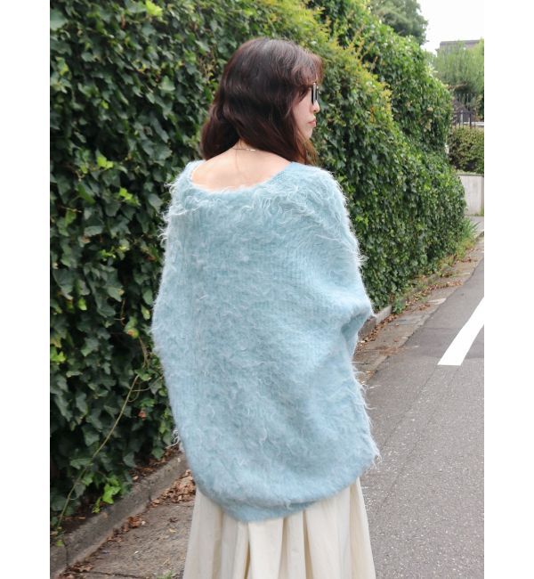 Ungrid「【WEB限定】カラールーズニットカーデ」|カーディガン|