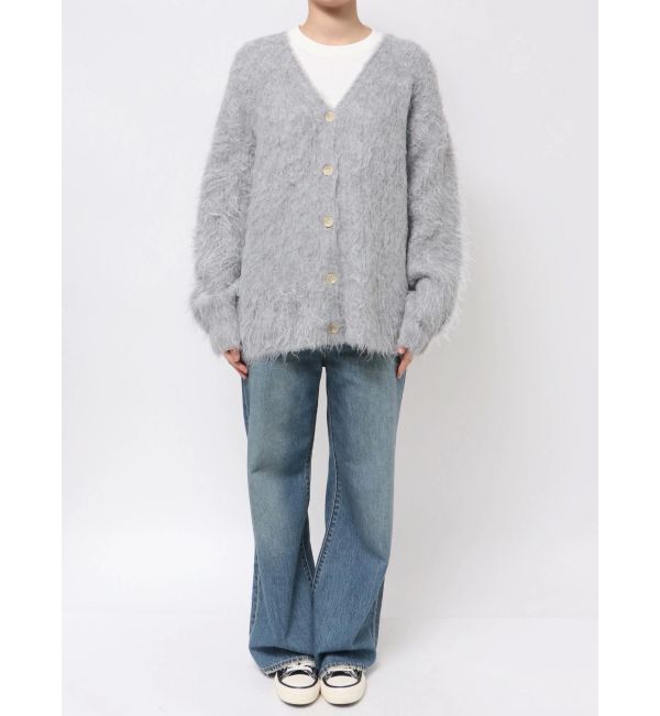 Ungrid「【WEB限定】カラールーズニットカーデ」|カーディガン|