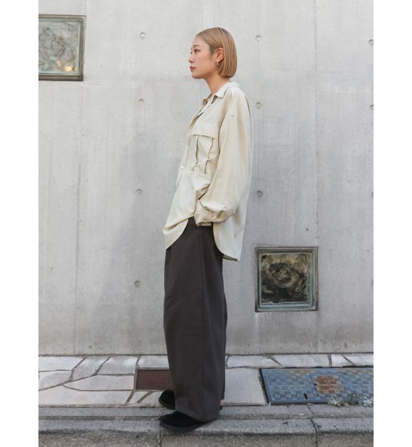 Ungrid「起毛コクーンチノパンツ」|チノ|