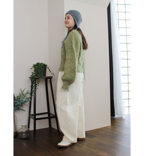 Ungrid「起毛コクーンチノパンツ」|チノ|