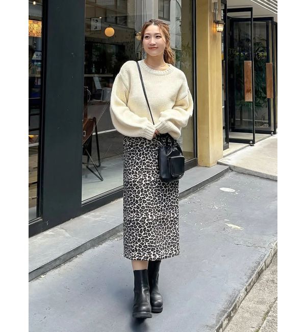 Ungrid「ローゲージクルーネックニット」|ニット・セーター|