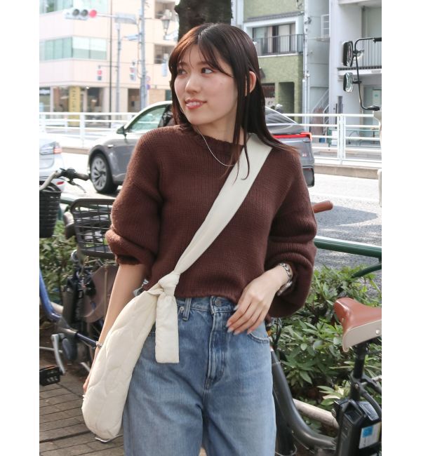 Ungrid「ローゲージクルーネックニット」|ニット・セーター|