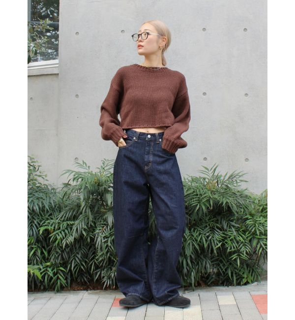 Ungrid「ローゲージクルーネックニット」|ニット・セーター|