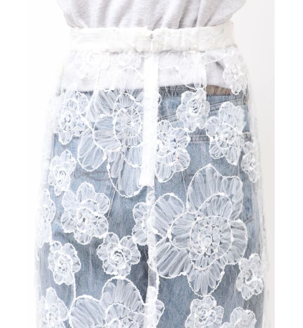 Ungrid「レースデザインスリットスカート」|スカート|