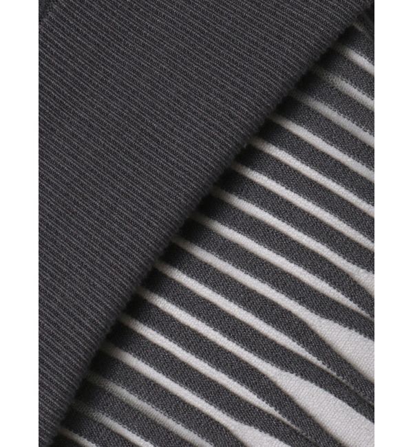 LAGUNAMOON「シアーパターンニットワンピース」|ワンピース|