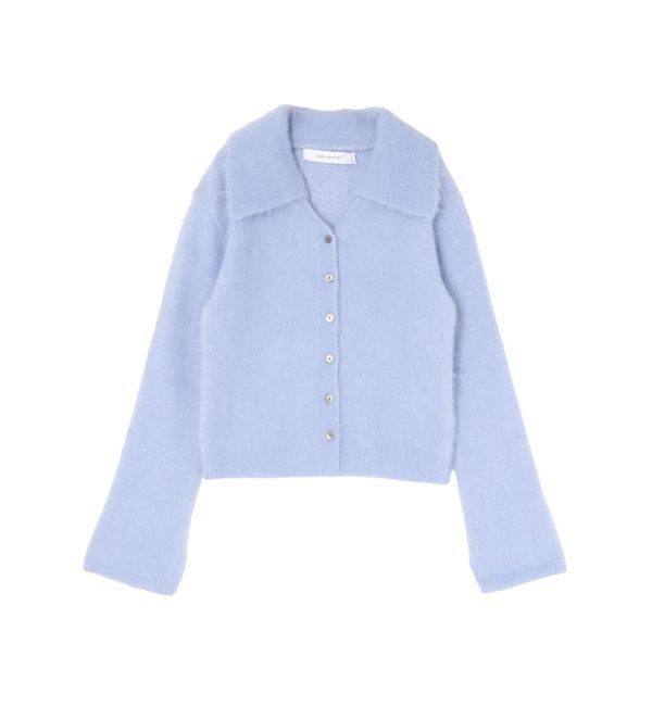 LAGUNAMOON「ヘアリーカラーカーデニットプルオーバー」|カーディガン|