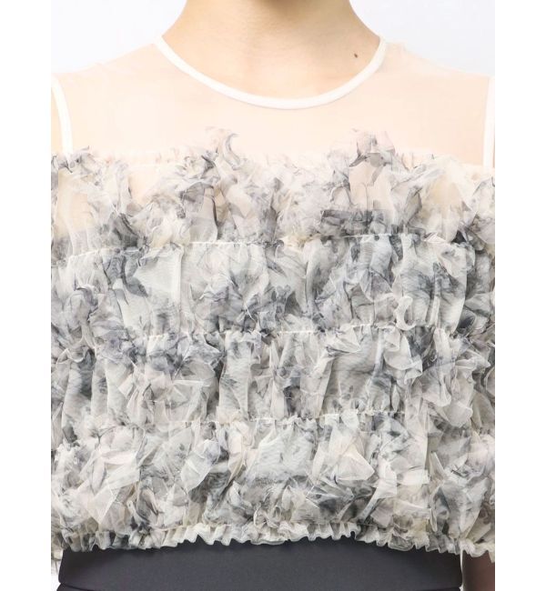 LAGUNAMOON「LADYチュールオフショルパンツドレス」|ドレス|