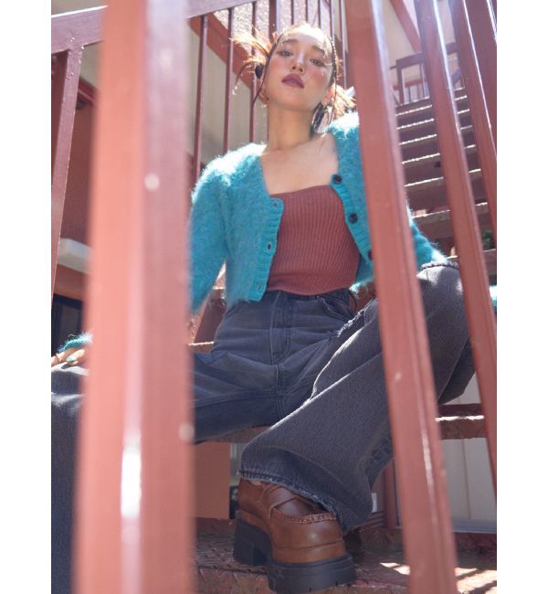 EVRIS「ニットベアトップ【セットアップ着用可能】」|チューブトップ|