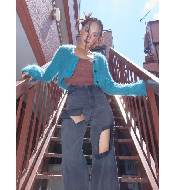 EVRIS「ニットベアトップ【セットアップ着用可能】」|チューブトップ|