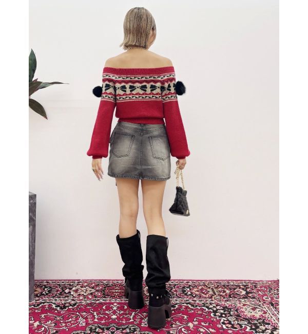 EVRIS「フェイクスウェードエンジニアブーツ」|ロングブーツ|