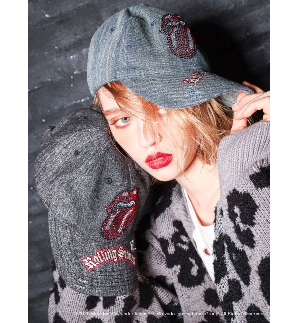 EVRIS「【ザ・ローリング・ストーンズ】ラインストーンCAP」|キャップ・キャスケット|