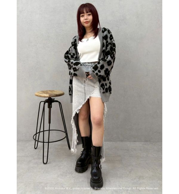 EVRIS「【ザ・ローリング・ストーンズ】Vネックカーディガン」|カーディガン|