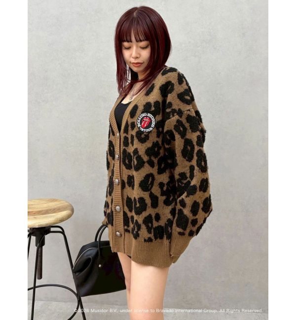 EVRIS「【ザ・ローリング・ストーンズ】Vネックカーディガン」|カーディガン|