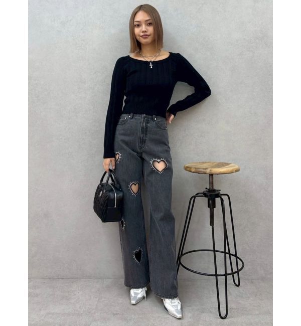 EVRIS「2WAYバックリボンニットトップス」|ニット・セーター|