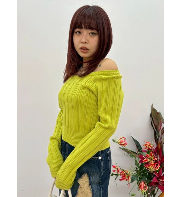 EVRIS「2WAYバックリボンニットトップス」|ニット・セーター|