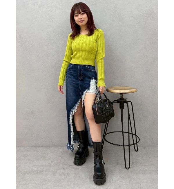 EVRIS「2WAYバックリボンニットトップス」|ニット・セーター|