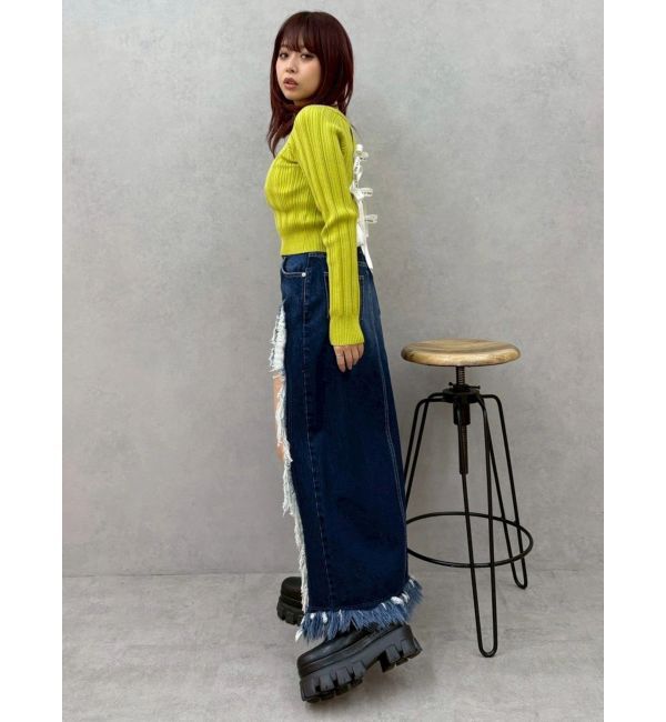 EVRIS「2WAYバックリボンニットトップス」|ニット・セーター|