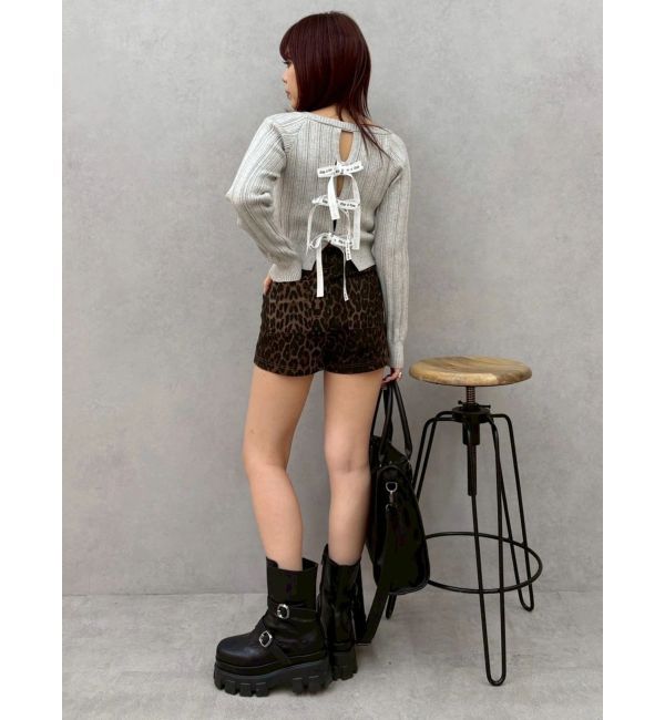 EVRIS「2WAYバックリボンニットトップス」|ニット・セーター|