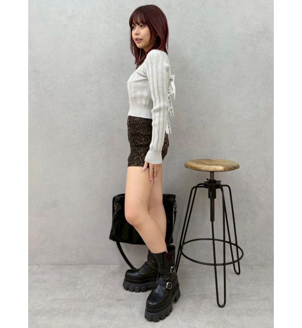 EVRIS「2WAYバックリボンニットトップス」|ニット・セーター|