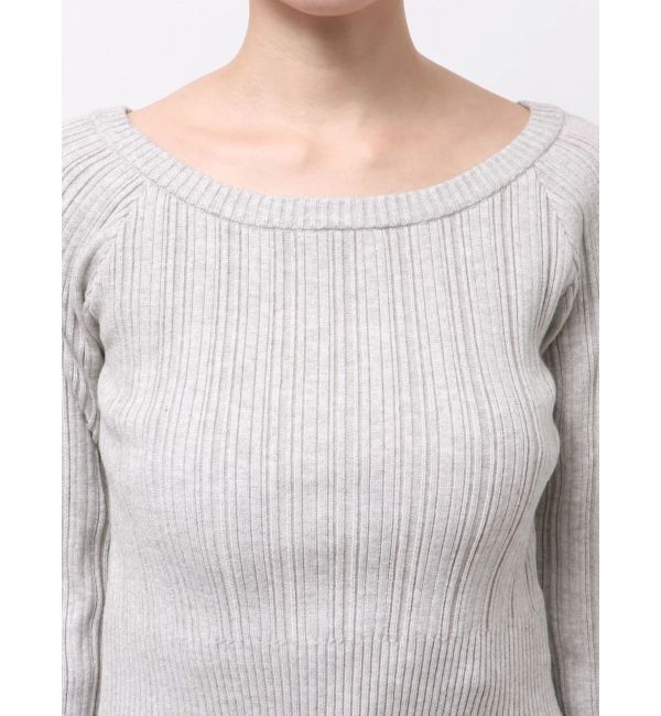 EVRIS「2WAYバックリボンニットトップス」|ニット・セーター|