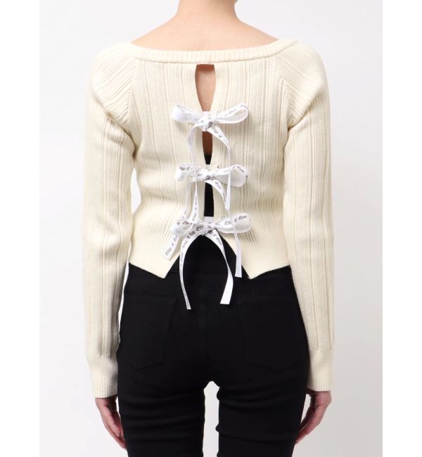 EVRIS「2WAYバックリボンニットトップス」|ニット・セーター|