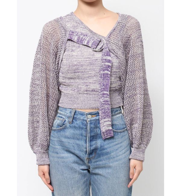 jouetie「メッシュボレロアンサンブル」|カーディガン|