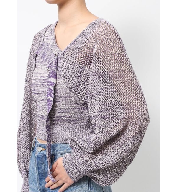 jouetie「メッシュボレロアンサンブル」|カーディガン|