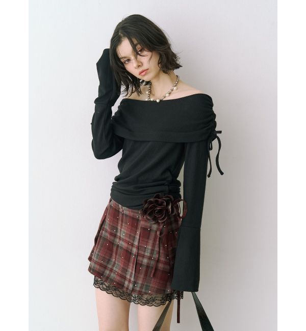 jouetie「フレアスリーブオフショルトップス」|Tシャツ・カットソー|