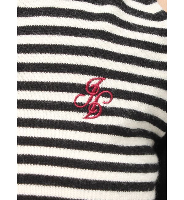 jouetie「オープンショルダーレイヤードニット」|ニット・セーター|