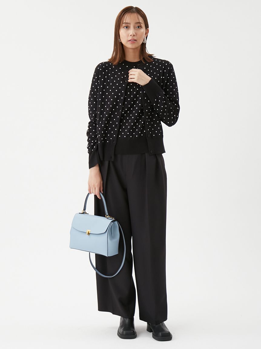 Mila Owen「美形ワイドパンツ」|チノ|