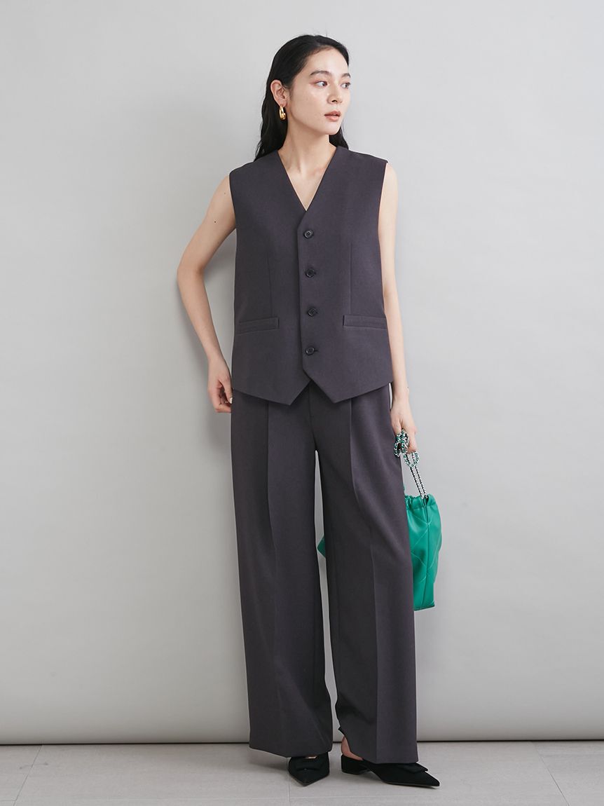 Mila Owen「【MILA PANTS】センタープレスイージーパンツ」|チノ|