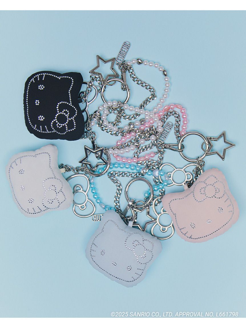 FURFUR「HELLO KITTYクリスタルチャーム」|キーケース|