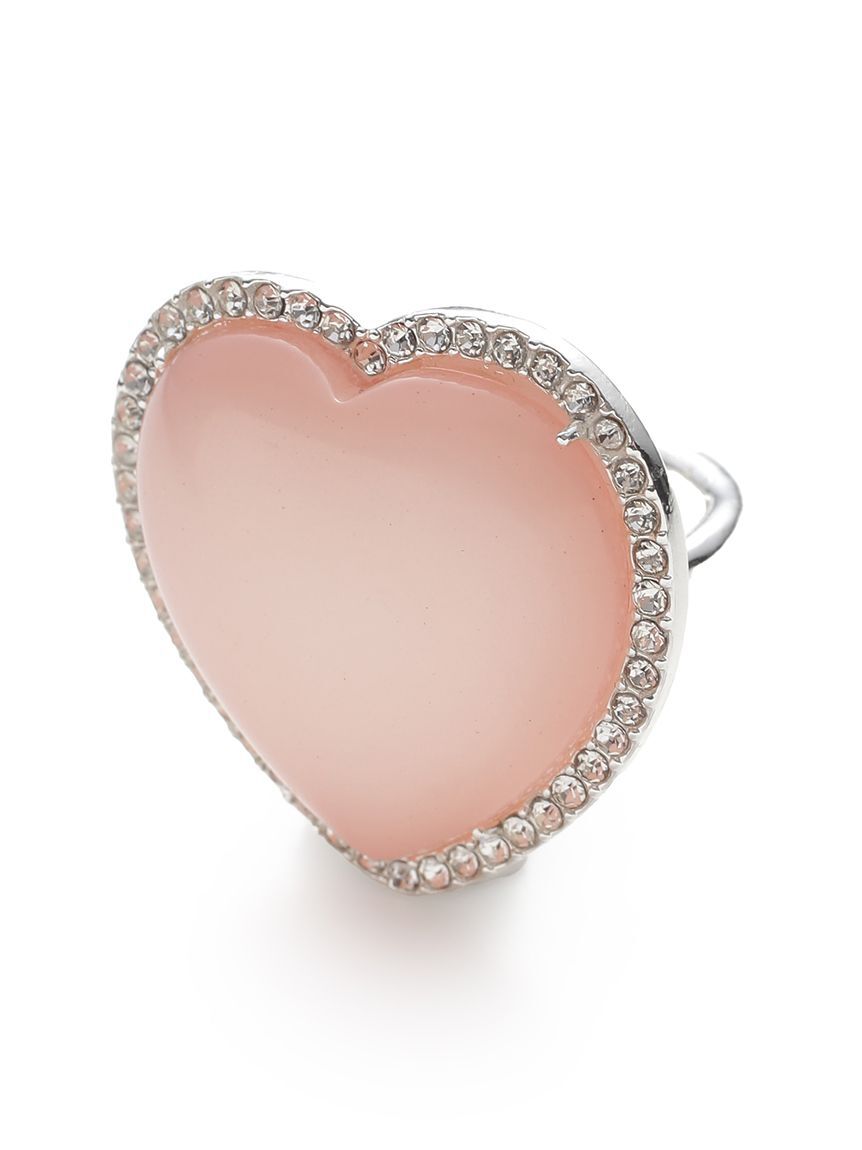 LILY BROWN「天然石ハートリング」|リング|