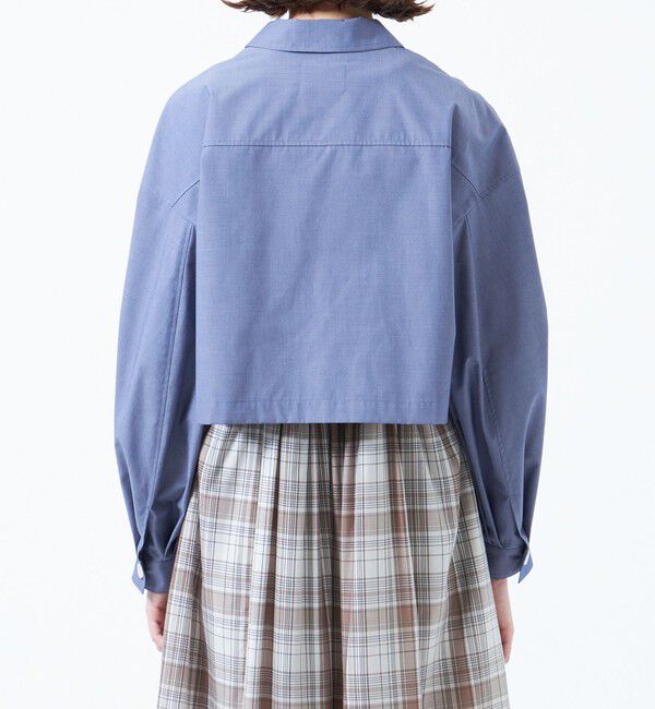 MACKINTOSH PHILOSOPHY「クロップドシャツブルゾン」|シャツ・ブラウス|