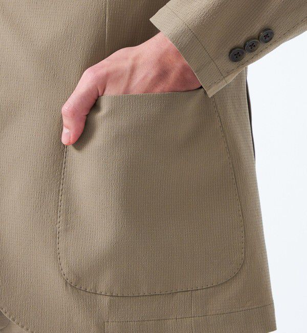 MACKINTOSH PHILOSOPHY「トロッター ウルトラライト ジャケット#11 ドットサッカー」|テーラードジャケット|