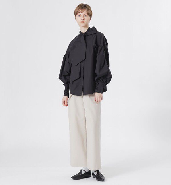  「ボリュームスリーブスカーフブラウス」|シャツ・ブラウス|