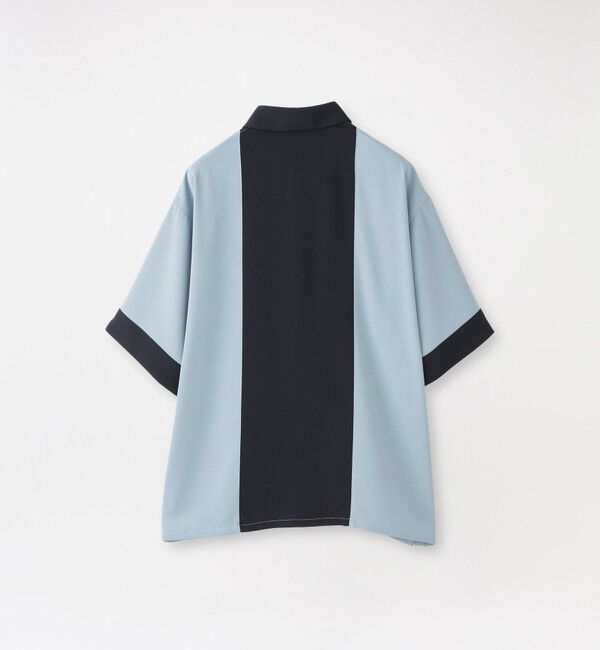  「ブロッキングショートスリーブシャツ」|シャツ・ブラウス|