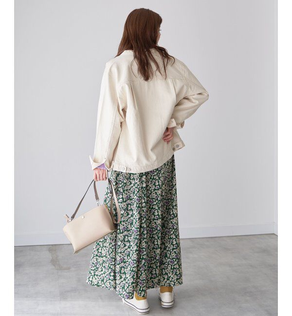 Lbc with Life「ＬＢＣデニムノーカラージャケット」|ブルゾン・スタジャン|