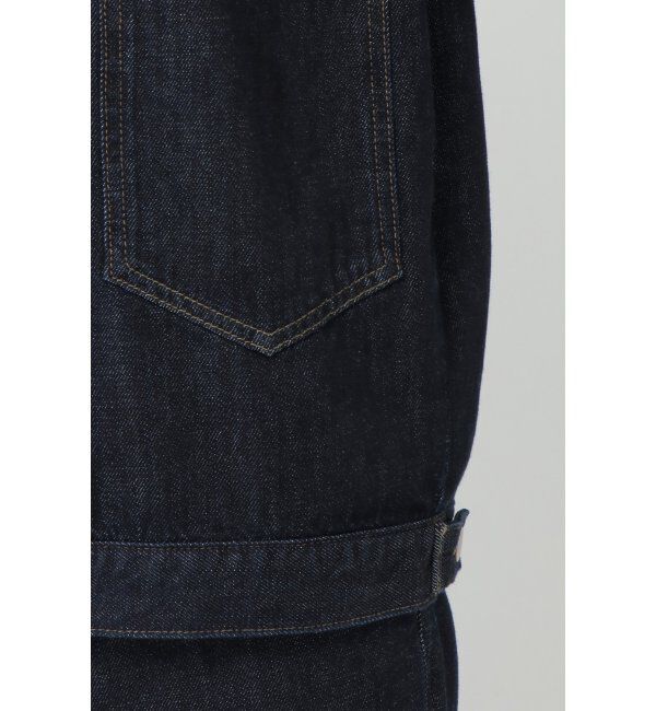 Lbc with Life「ＬＢＣデニムノーカラージャケット」|ブルゾン・スタジャン|