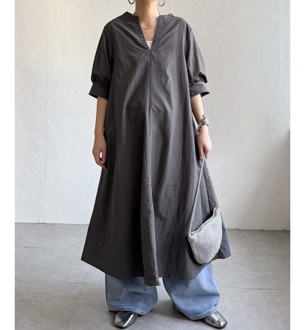 Lbc with Life「ナイロンスキッパーロングワンピ」|ワンピース|