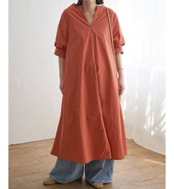 Lbc with Life「ナイロンスキッパーロングワンピ」|ワンピース|