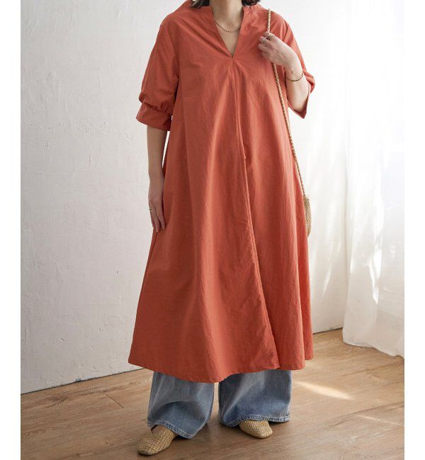 Lbc with Life「ナイロンスキッパーロングワンピ」|ワンピース|