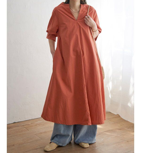 Lbc with Life「ナイロンスキッパーロングワンピ」|ワンピース|