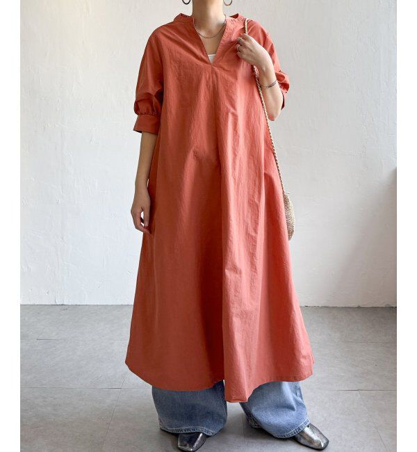 Lbc with Life「ナイロンスキッパーロングワンピ」|ワンピース|