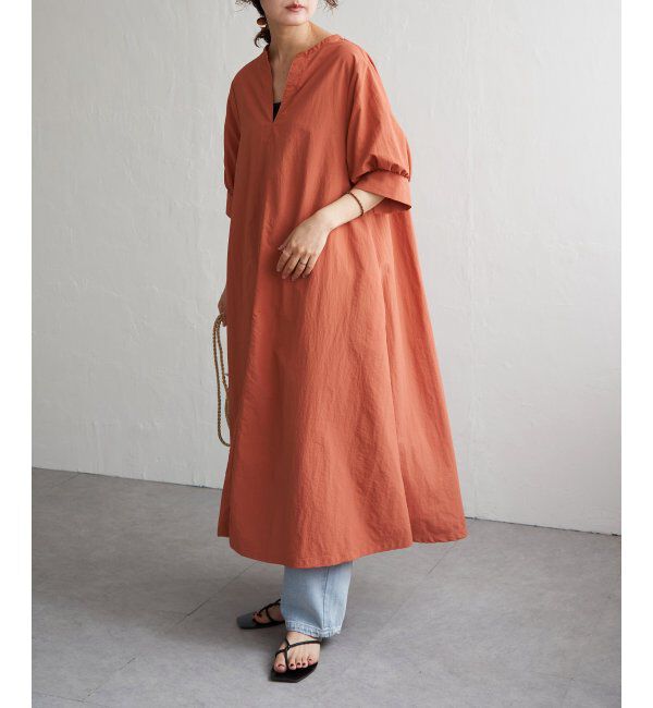 Lbc with Life「ナイロンスキッパーロングワンピ」|ワンピース|